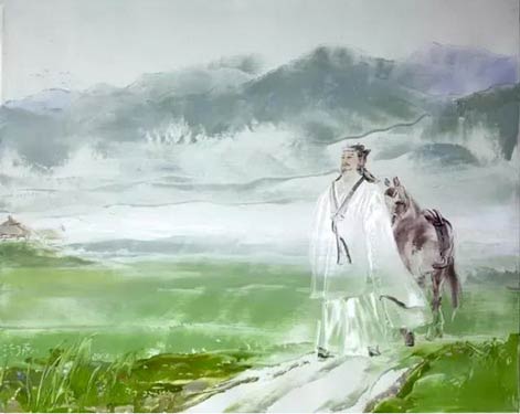  当代著名画家刘文进意象性油画作品欣赏