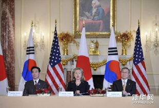  韩国民众游行反对韩日签军事同盟协定
