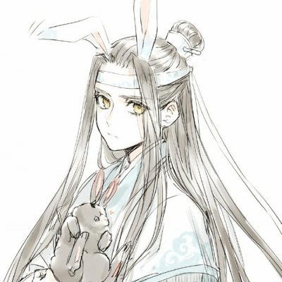  可爱彩绘动漫情侣头像别来无恙你在心上
