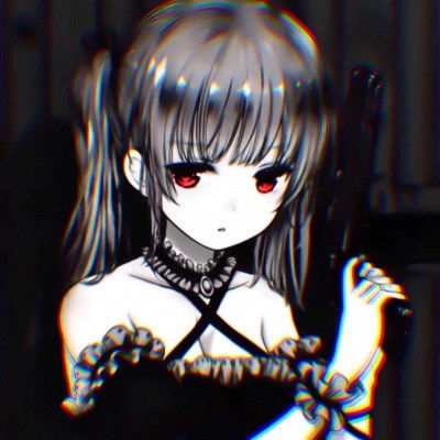  黑白动漫女头冷淡期