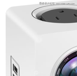  鼠绘立体多功能监控摄像头产品图片的ps教程