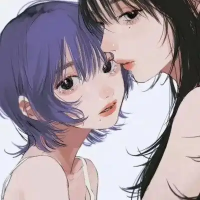  一甜一酷闺蜜头像动漫图片,闺蜜头像超甜不撞款