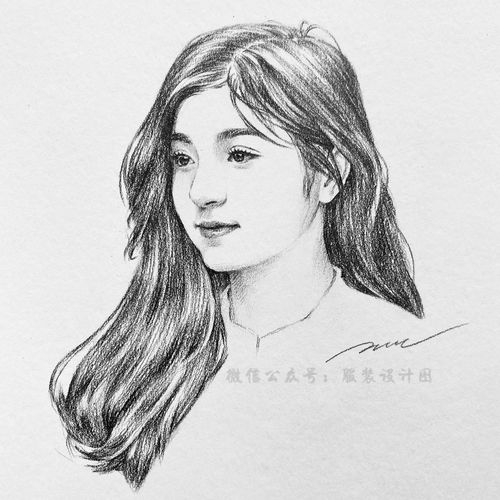头像素描照片素材速写