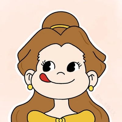  洛白可爱卡通女头迪士尼公主简卡通动漫头像我要个性网
