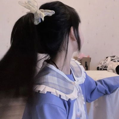  蓝色超仙女生头像,仙气蓝色系女生头像