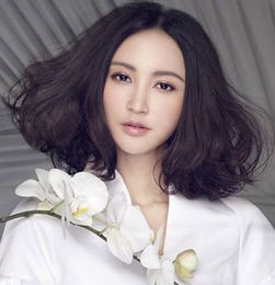  圆脸适合中分梨花头吗适合圆脸女孩的梨花头发型图片