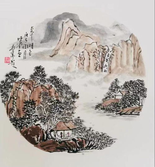  当代山水画名家赵德堂山水小品欣赏