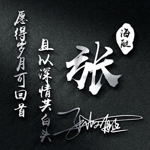  40张高清签名姓氏头像来袭,霸气高端上档次,你的姓氏在其中吗