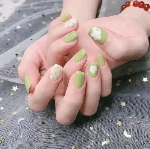 绿蓝系美甲款,氧气少女炼成记 绿蓝系美甲款,氧气少女炼成记