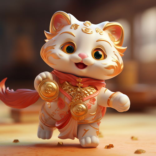 3d卡通可爱招财猫素材图片海报设计下载请至来源处