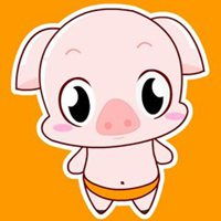  粉色猪猪头像图片微信头像图片大全