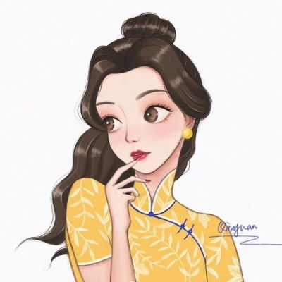 沈辞精致手绘迪士尼公主头像女生头像我要个性网