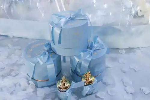  治愈系蓝色婚礼伴手礼蓝色系婚礼
