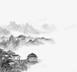  水墨画古风图片免费下载高清png素材图精灵