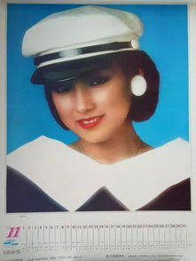  港台女星80年代挂历照,陈玉莲仙气飘飘,可惜绝美的她已离世