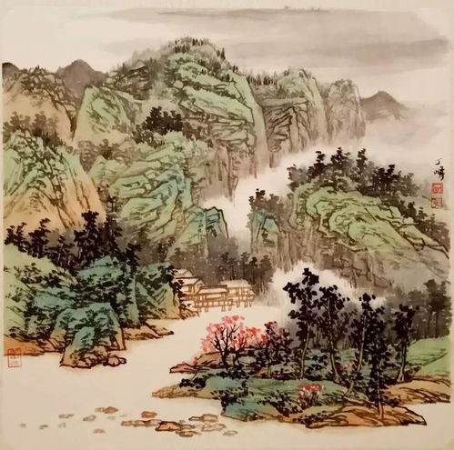  知名山水画家丁峰