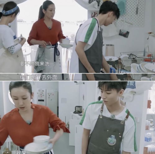  王俊凯心疼杨紫的手替她刷碗,双手都泡白了,秦海璐的话让人担心