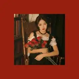  优质女生红色系头像望喜