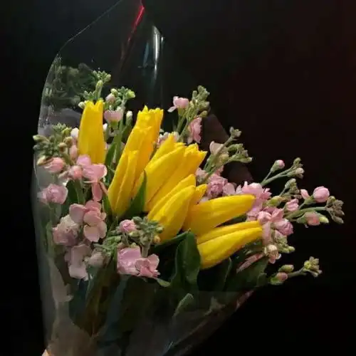  捧花唯美治愈系背景图