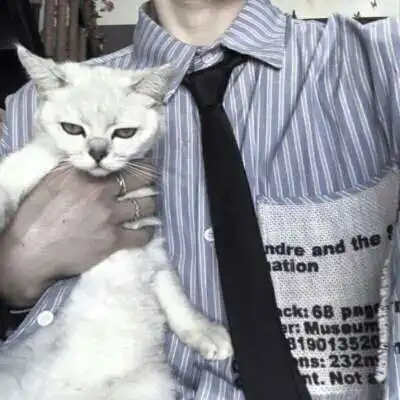  抱猫男头男生抱在怀里猫咪头像