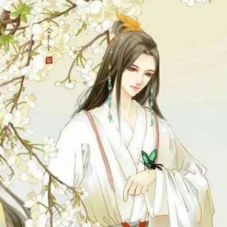  唯美古风头像情侣图片一男一女两张分开