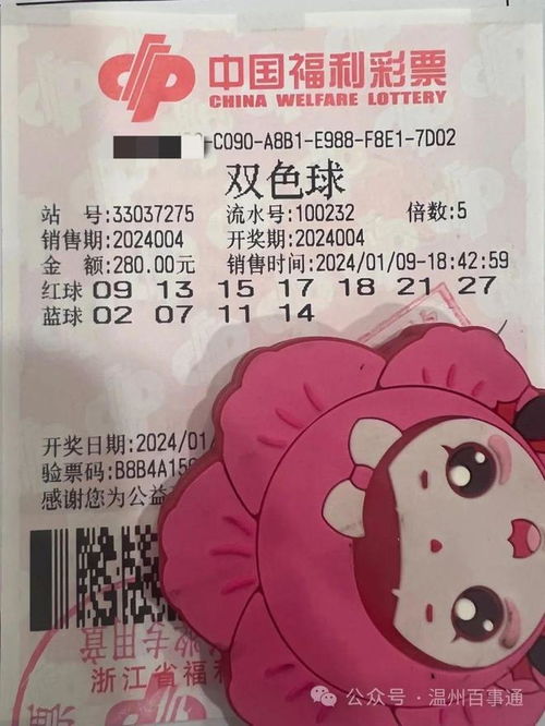  中283万多元温州一男子这个年好过了