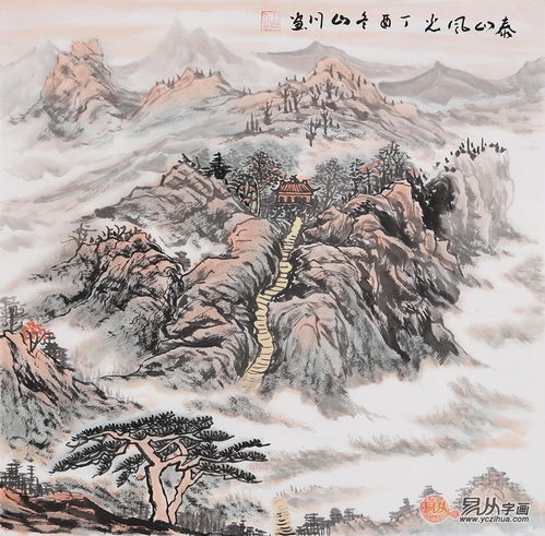  现代山水画名家国画品赏,感受更深层次的艺术解读