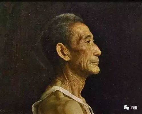 可爱个性油画头像他的