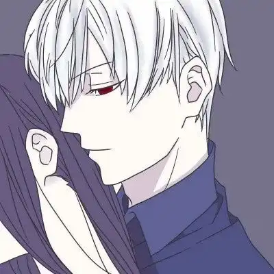 情侣头像卡通一对拥抱