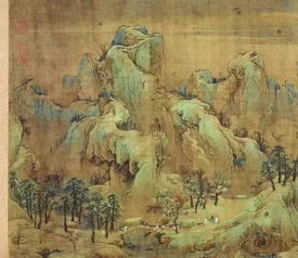 国画色彩错彩镂金与芙蓉出水