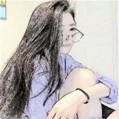  素描头像女生,唯美好看漂亮的女青年素描头像真人图片