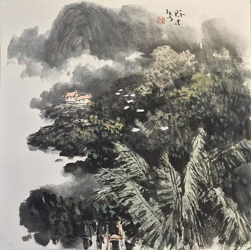  雅俗共赏张际才国画山水小品欣赏
