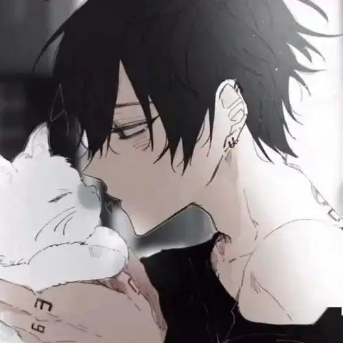  掬一杯最清的暖暖日光插画头像