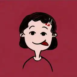  红色背景情侣图像7