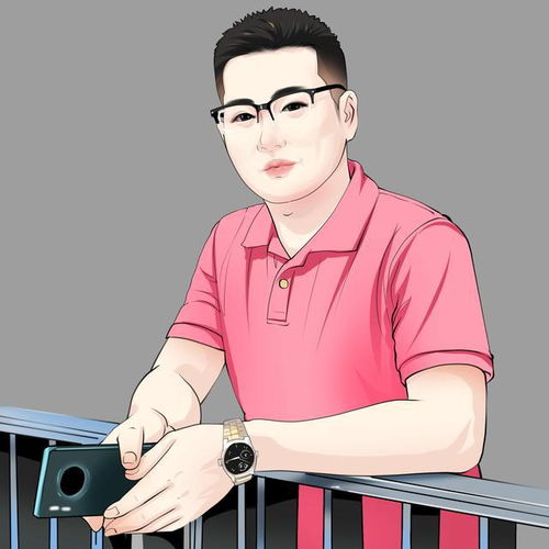  你的微信头像该换啦,适合中年大叔的真人手绘漫画头像,简约低调