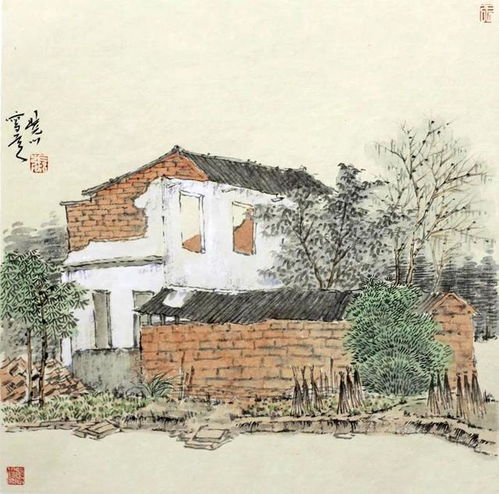 张晓川清新淡雅,轻松灵动的山水画