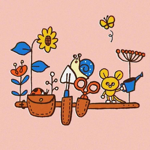  插画头像超级可爱的