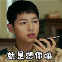  宋仲基卖萌表情包头像萌萌的宋仲基