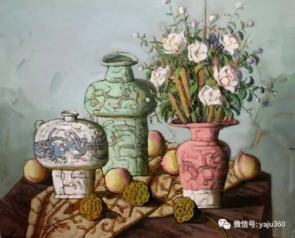  郑旭庆静物油画作品