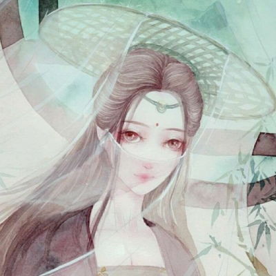  唐崎夜雨唯美古风插画美人群像
