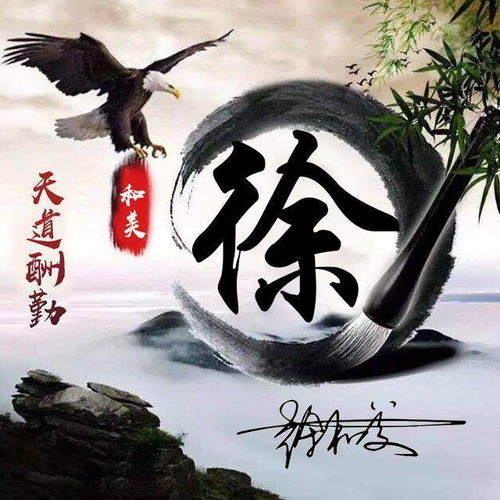  你的微信头像该换了,水墨中国风雄鹰展翅姓氏头像,助你大展宏图