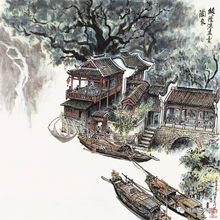  山水画还可以这么画