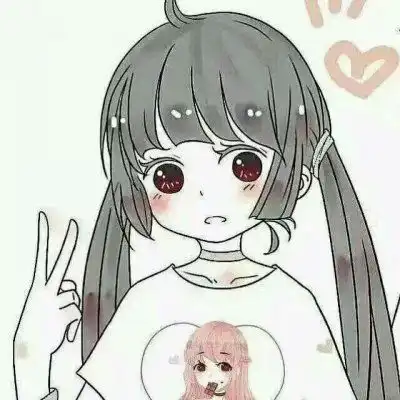  萌系动漫情侣头像情窦初开二次元