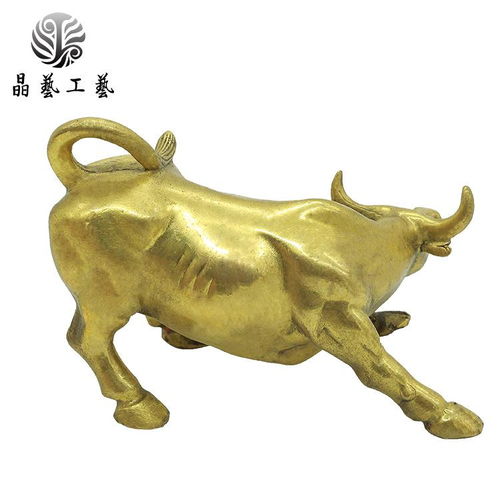  铜牛摆件招财旺势神牛店铺装饰摆件十二生肖牛开运铜牛牛气冲天