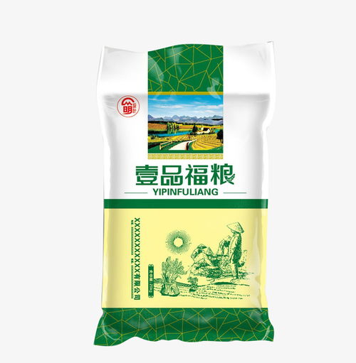  黄色白色绿色袋装米免抠素材设计图片免费下载页面网页平面电商创意素材png素材素材