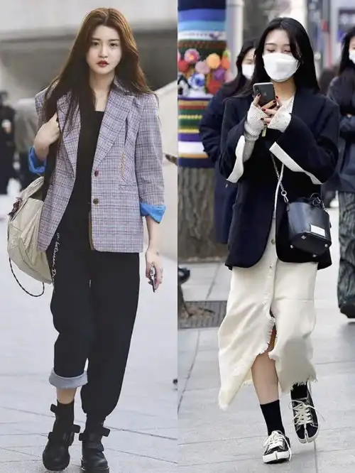  韩国美女的黑色系搭配真的很绝,时髦减龄又高级,千万别错过