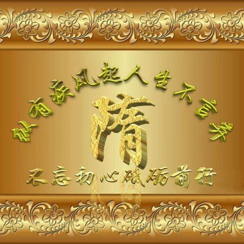  纵有疾风起,人生不言气,金字立体励志姓氏微信头像