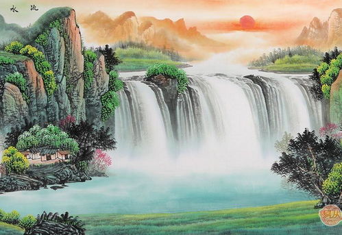 刘燕姣山水画我们营造了一个田园牧歌式的山水诗意空间