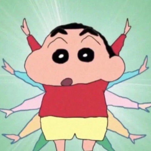 蜡笔小新的狗头像图片远