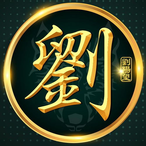  金属字微信头像,黄金色全部是名字系头像图片